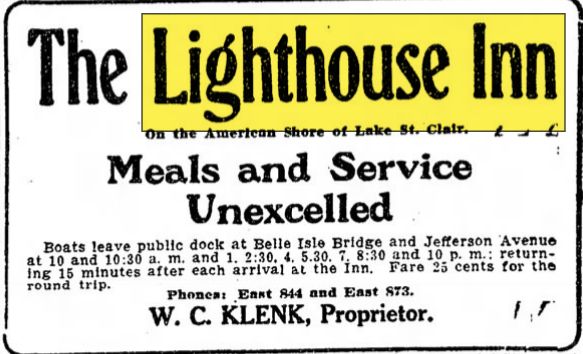 Lighthouse Inn - Jul 1908 Ad (newer photo)